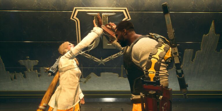 harley quinn and deadshot high-five emote